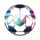 世界杯球队实力分析网站官方Logo - 一个足球与数据分析图标的结合